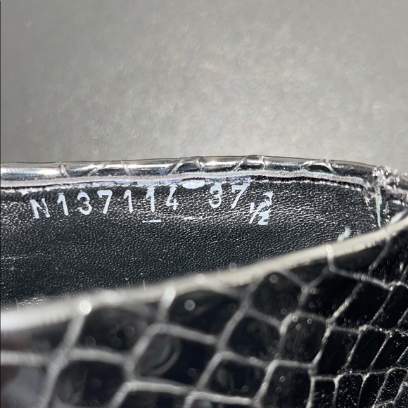 AGL est. 1958  Italy Attilio Giusti Leombruni Black  Mules Heels - Picture 13 of 13